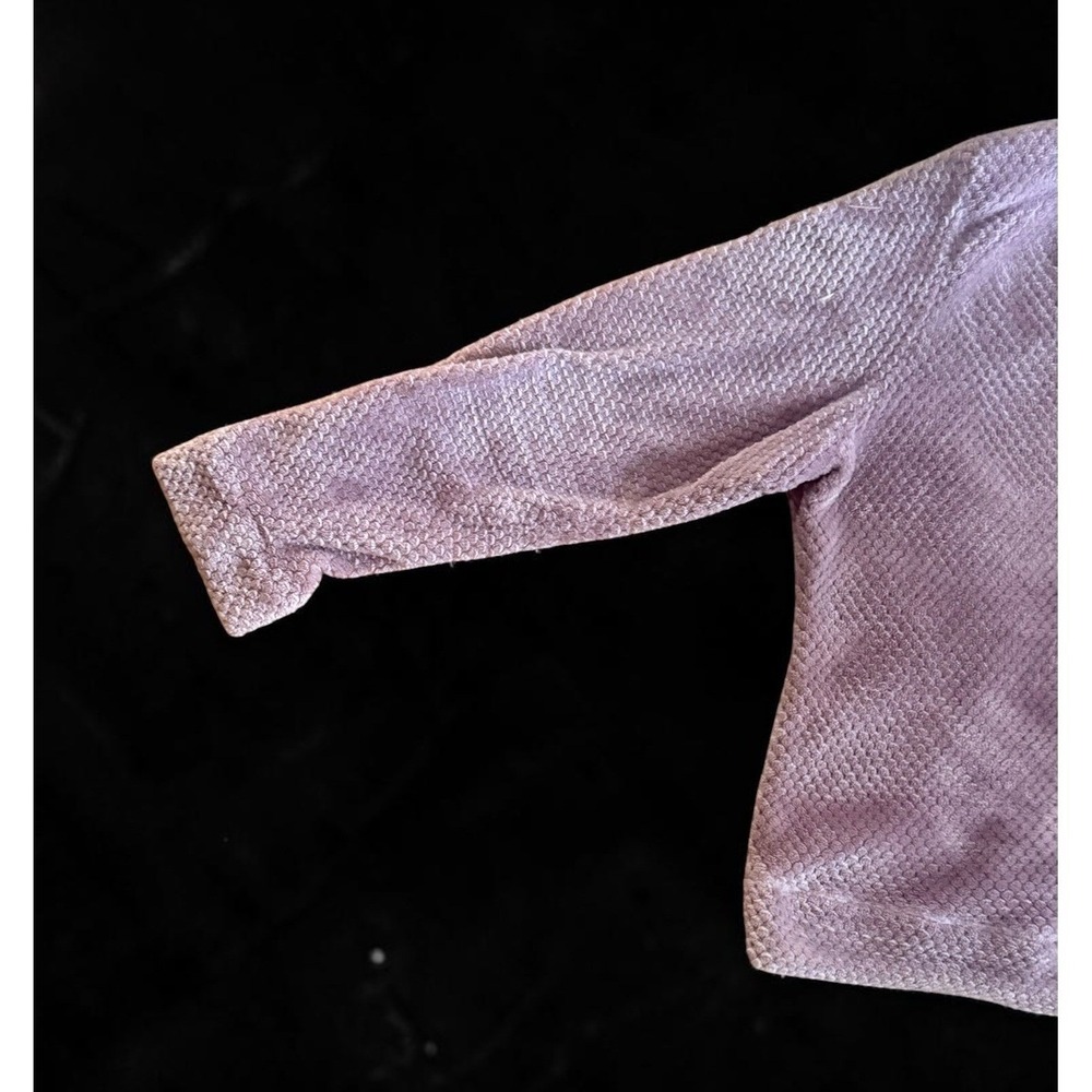 Free Country Womens XXL Lavender Waffle Fleece Full Zip Jacket Honeycomb - Picture 11 of 12